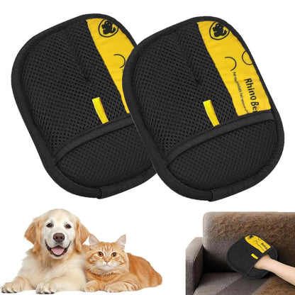 2Pcs Pet Hair Removal Gloves Static Electricity Cat Hair Removal Sticky Hair Cleaner Pets Hair Removal Gloves Cleaning Product